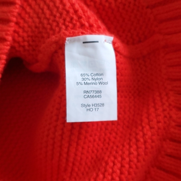 J. Crew red knit sweater - Picture 4 of 4